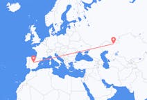 Flyreiser fra Aktobe, Kasakhstan til Madrid, Spania