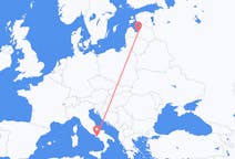 Flyrejser fra Riga, Letland til Napoli, Italien