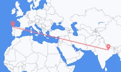 Vols de Bénarès, Inde vers La Corogne, Espagne