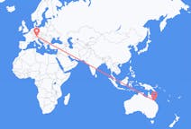 Flyreiser fra Mackay, Australia til Innsbruck, Østerrike