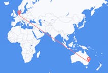 Flyg från Sydney, Australien till Münster, Tyskland