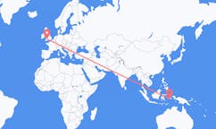 Flyreiser fra Ambon, Maluku, Indonesia til Cardiff, Wales