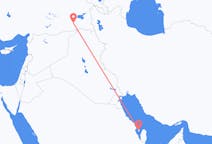 Fly fra Bahrain Island til Siirt