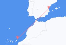 Flights from Lanzarote, Spain to Valencia, Spain