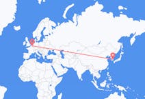 Flyg från Daegu, Sydkorea till Bryssel, Belgien