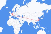 Flyg från Taipei, Taiwan till Genève, Schweiz