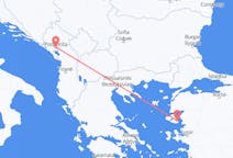 Loty z Podgorica w Czarnogórze do Mityleny w Grecji