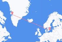 グリーンランドのイルリサットからから、スウェーデンのカルマルまでのフライト