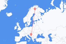 Loty z Sarajewo, Bośnia i Hercegowina do Kolari, Finlandia