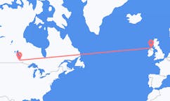 Flyrejser fra Winnipeg til Derry