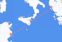 Flights from Sfax, Tunisia to Corfu, Greece