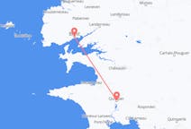 Flights from Quimper, France to Brest, France