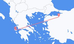 Fly fra Bursa til Cephalonia