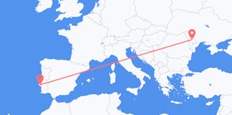 Flyrejser fra Moldova til Portugal