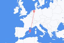 Flyreiser fra Münster, Tyskland til Mahon, Spania