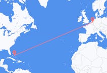 Flyreiser fra Rock Sound, Bahamas til Eindhoven, Nederland