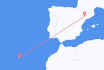 Vluchten van Lerida naar Funchal