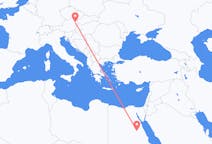 Flyg från Luxor, Egypten till Vienna, Österrike