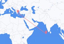 Flights from Dharavandhoo, Maldives to Athens, Greece