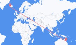 Flyrejser fra Proserpine, Australien til Reykjavík, Island
