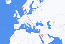 Flights from Medina to Stavanger