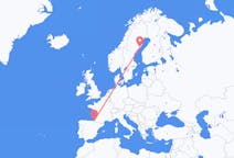 Flights from Biarritz, France to Umeå, Sweden