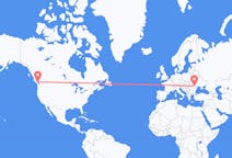 Flights from Nanaimo, Canada to Bacău, Romania