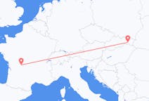 Flyg från Kosice, Slovakien till Limoges, Frankrike