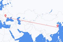 Flyg från Yangzhou, Kina till Bacau, Rumänien