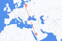 Flights from Al Bahah to Vilnius