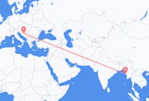 Flights from Kyaukpyu, Myanmar (Burma) to Banja Luka, Bosnia & Herzegovina