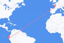 Flights from Talara, Peru to Bordeaux, France