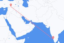 出发地 印度出发地 科泽科德目的地 土耳其Sanliurfa的航班