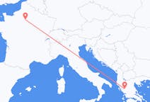 Flyreiser fra Ioánnina, Hellas til Paris, Frankrike