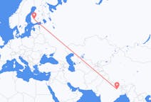 Flyreiser fra Patna, India til Tammerfors, Finland