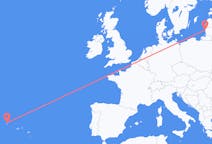 Flights from Corvo Island, Portugal to Palanga, Lithuania