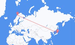 Flyrejser fra Sendai til Narvik
