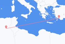 Flights from Touggourt, Algeria to Dalaman, Turkey