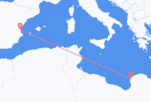 Flights from Benghazi to Valencia