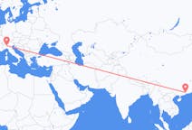 Flights from Guangzhou to Milan