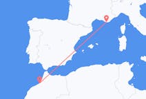 Vluchten van Rabat naar Toulon