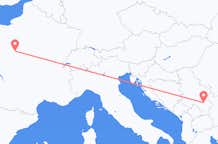 Flyrejser fra Tours, Frankrig til Niš, Serbien