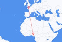 Flights from Asaba, Nigeria to Nantes, France