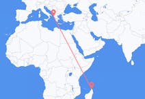 Flyrejser fra Antsiranana, Madagaskar til Korfu, Grækenland