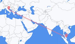 Flights from Kuantan, Malaysia to Pescara, Italy