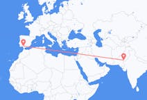 Flyreiser fra Rahim Yar Khan, Pakistan til Sevilla, Spania