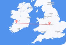 Vluchten van Shannon, Ierland naar Birmingham, Engeland