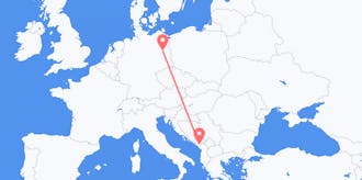 Flyrejser fra Montenegro til Tyskland
