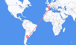 Flyrejser fra Puerto Madryn, Argentina til Ibiza, Spanien