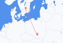 Vuelos de Cracovia, Polonia a Växjö, Suecia